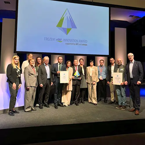 Gruppenfoto aller Teilnehmer am dti FROZEN INNOVATION AWARD